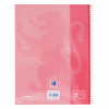 Oxford Classic cahier à spirale A4+ 90 g/m² 80 feuilles ligné - rose 260288 - 2