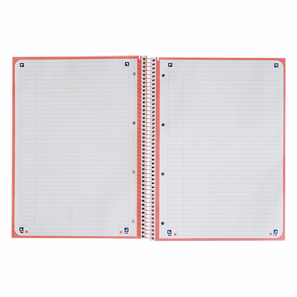 Oxford Classic cahier à spirale A4+ 90 g/m² 80 feuilles ligné - rose 260288 - 3
