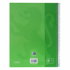 Oxford Classic cahier à spirale A4+ 90 g/m² 80 feuilles ligné - vert 400118238 260287 - 2