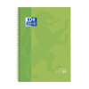 Oxford Classic cahier à spirale A4+ 90 g/m² 80 feuilles ligné - vert 400118238 260287 - 1