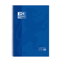 Oxford Classic cahier à spirale A4+ 90 g/m² 80 feuilles quadrillé 5 mm - bleu foncé 100430197 260294