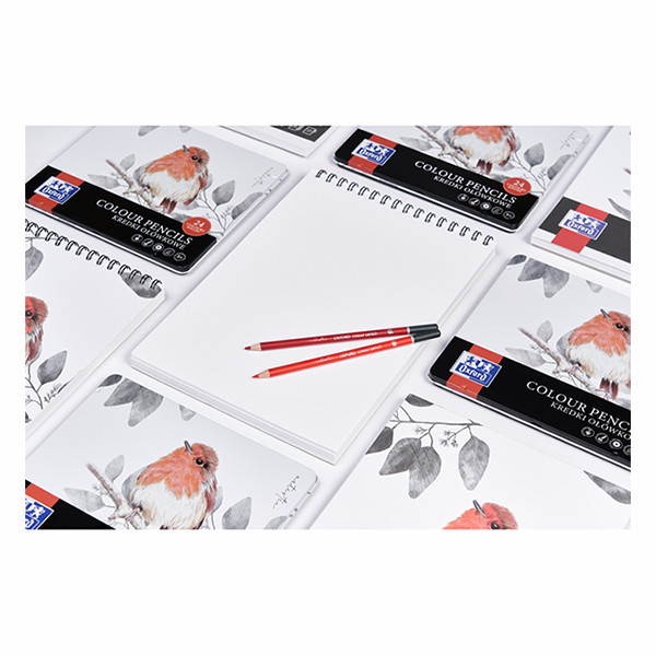 OXFORD Carnet de dessin - A4 - 96 feuilles - 100g - Couverture