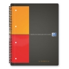 Oxford International Activebook A4 quadrillé 80 g/m² 80 feuilles (4 trous) - gris