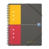 Oxford International Meetingbook bloc spirale A4 quadrillé 80 g/m² 80 feuilles - noir 260007 - 1