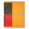 Oxford International cahier à spirale A4+ ligné 80 g/m² 80 feuilles - orange 100104036 260000 - 1