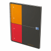 Oxford International cahier à spirale A4 quadrillé 80 g/m² 80 feuilles (4 trous) - gris 100103664 260001 - 4