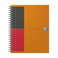 Oxford International cahier à spirale A5 ligné 80 g/m² 80 feuilles - orange 260002