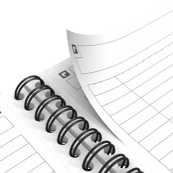 Oxford International cahier à spirale A5 ligné 80 g/m² 80 feuilles - orange 260002 - 2