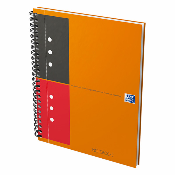 Oxford International cahier à spirale A5 ligné 80 g/m² 80 feuilles (12 trous) - orange 100102680 260002 - 4