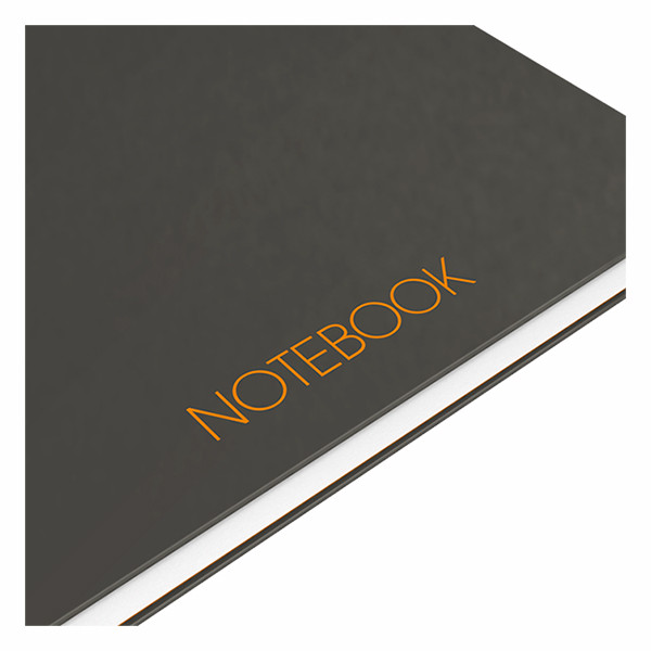 Oxford International cahier à spirale A5 quadrillé 80 g/m² 80 feuilles - noir 100101849 260003 - 4