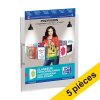 Offre: 5x Oxford Polyvision classeur à anneaux A4 avec 2 anneaux en O 25 mm - transparent 260311 - 1