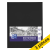 Offre : 3x Oxford album à dessin avec couverture rigide A4 (96 feuilles) 260276 - 1