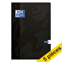 Oxford Offre : 5x Oxford School cahier ligné A4 36 feuilles - noir 400117315aanb 201508