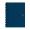 Oxford Origin cahier à spirale A4+ 90 g/m² 70 feuilles ligné - bleu