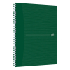 Oxford Origin cahier à spirale A4+ 90 g/m² 70 feuilles ligné - vert 400150005 260267 - 2