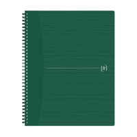 Oxford Origin cahier à spirale A4+ 90 g/m² 70 feuilles ligné - vert 400150005 260267