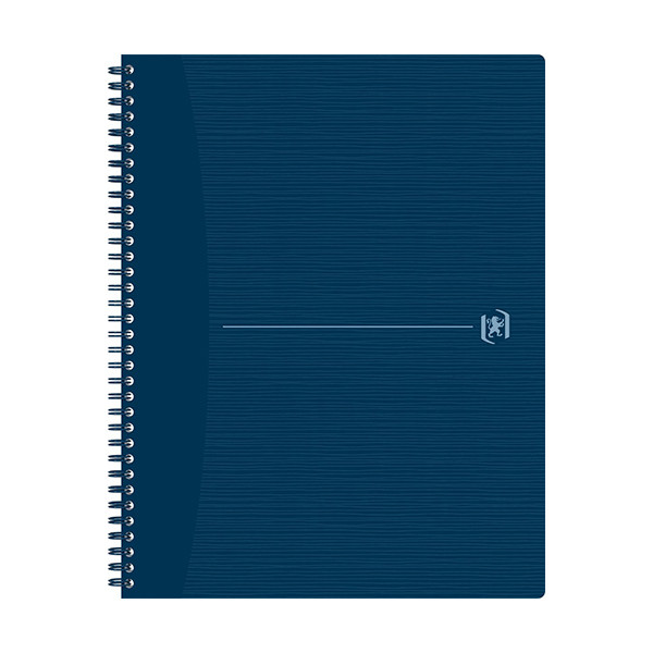 Oxford Origin cahier à spirale A4+ 90 g/m² 70 feuilles quadrillé 5 mm - bleu 400150007 260269 - 1
