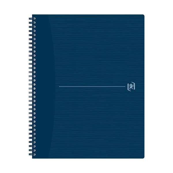 Oxford Origin cahier à spirale A4+ 90 g/m² 70 feuilles quadrillé 5 mm - bleu 400150007 260269 - 1