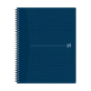 Oxford Origin cahier à spirale A4+ 90 g/m² 70 feuilles quadrillé 5 mm - bleu 400150007 260269 - 1