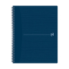 Oxford Origin cahier à spirale A4+ 90 g/m² 70 feuilles quadrillé 5 mm - bleu 400150007 260269 - 1