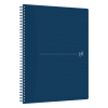 Oxford Origin cahier à spirale A4+ 90 g/m² 70 feuilles quadrillé 5 mm - bleu 400150007 260269 - 2