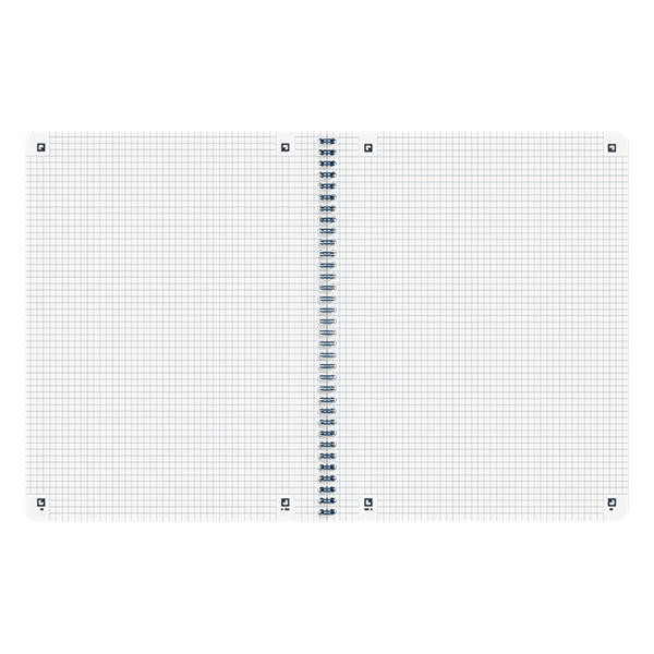 Oxford Origin cahier à spirale A4+ 90 g/m² 70 feuilles quadrillé 5 mm - bleu 400150007 260269 - 3
