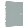 Oxford Origin cahier à spirale A4+ 90 g/m² 70 feuilles quadrillé 5 mm - gris clair 400150008 260270 - 2