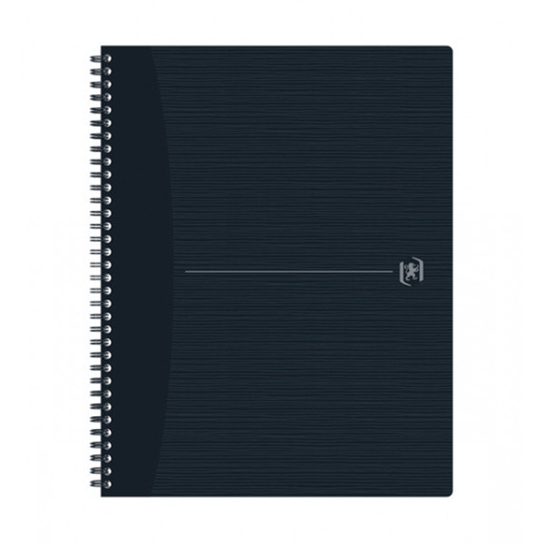 Oxford Origin cahier à spirale A4+ 90 g/m² 70 feuilles quadrillé 5 mm - noir 400150006 260268 - 1