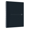 Oxford Origin cahier à spirale A4+ 90 g/m² 70 feuilles quadrillé 5 mm - noir 400150006 260268 - 2