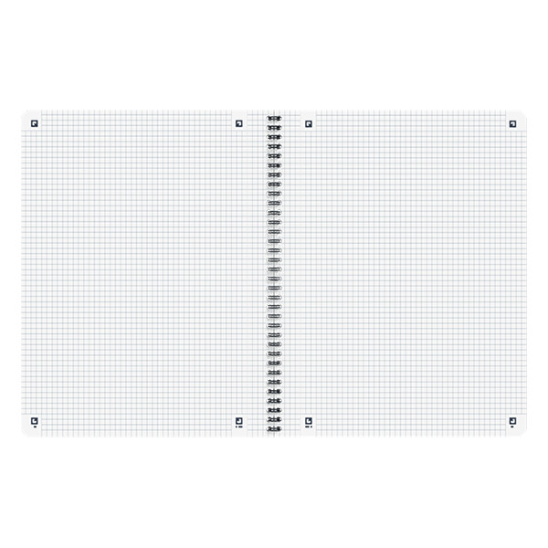 Oxford Origin cahier à spirale A4+ 90 g/m² 70 feuilles quadrillé 5 mm - noir 400150006 260268 - 3