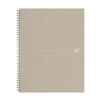 Oxford Origin cahier à spirale A4+ 90 g/m² 70 feuilles quadrillé 5 mm - sable 400150009 260271