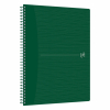 Oxford Origin cahier à spirale A4+ 90 g/m² 70 feuilles quadrillé 5 mm - vert 400150010 260272 - 2