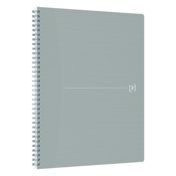Oxford Origin cahier à spirale A4+ ligné 90 g/m² 70 feuilles - gris clair 400150003 260265 - 2