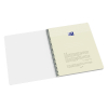 Oxford Origin cahier à spirale A4+ ligné 90 g/m² 70 feuilles - gris clair 400150003 260265 - 5