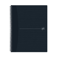 Oxford Origin cahier à spirale A4+ ligné 90 g/m² 70 feuilles - noir 400149999 260263