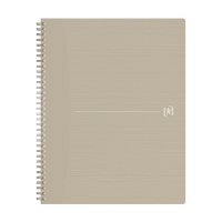 Oxford Origin cahier à spirale A4+ ligné 90 g/m² 70 feuilles - sable 400150004 260266