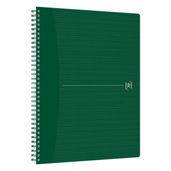 Oxford Origin cahier à spirale A4+ ligné 90 g/m² 70 feuilles - vert 400150005 260267 - 2
