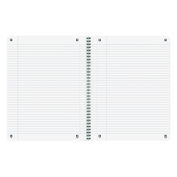 Oxford Origin cahier à spirale A4+ ligné 90 g/m² 70 feuilles - vert 400150005 260267 - 3