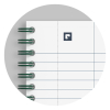 Oxford Origin cahier à spirale A4+ ligné 90 g/m² 70 feuilles - vert 400150005 260267 - 4
