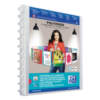 Oxford Polyvision Vario-Zipp album de présentation souple A4 (20 pochettes) - transparent 100205600 237560