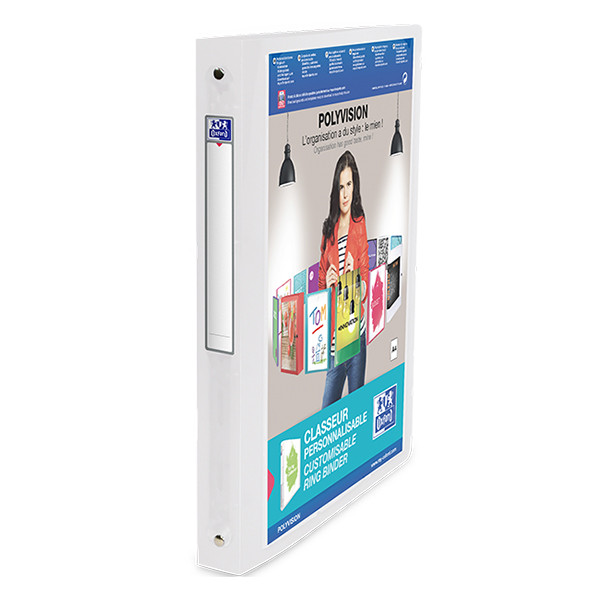 Oxford Polyvision classeur à anneaux A4 avec 4 anneaux en O 20 mm - transparent 100201432 237566 - 1