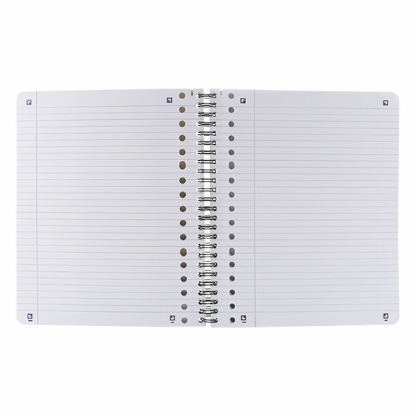 Oxford School A5+ cahier à spirale ligné 90 g/m² 80 feuilles 17 trous (3 pièces) 400167383 400190260 260300 - 2
