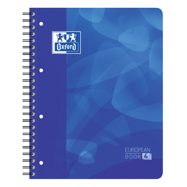 Oxford School cahier à spirale A4+ ligné 90 g/m² 120 feuilles (4 trous) 400095496 260179 - 1
