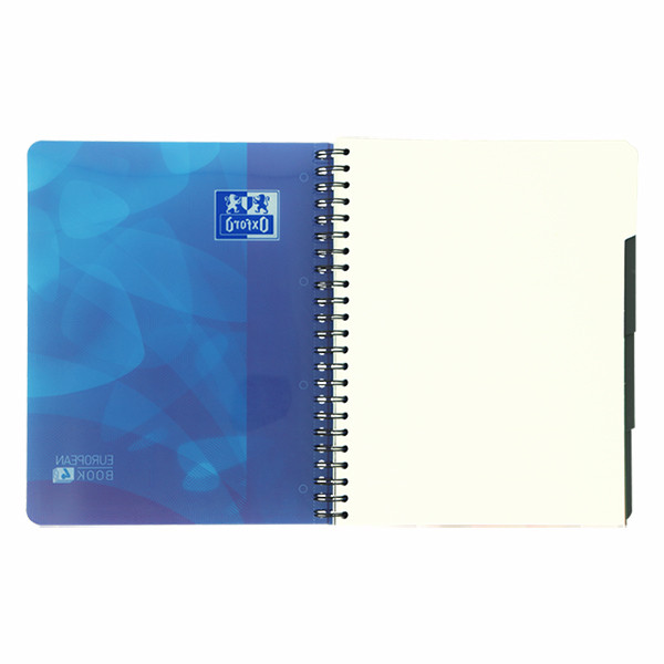 Oxford School cahier à spirale A4+ ligné 90 g/m² 120 feuilles (4 trous) 400095496 260179 - 2