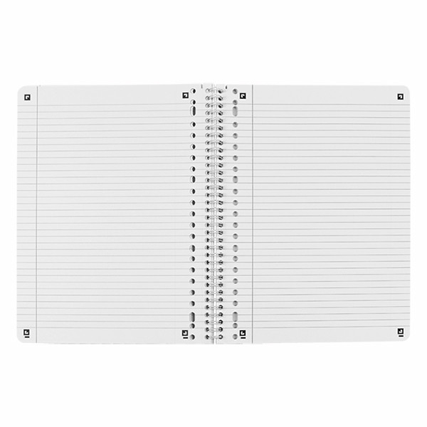 Oxford School cahier à spirale A4+ ligné 90 g/m² 80 feuilles 23 trous (3 pièces) - pastel 400171665 400190207 260296 - 2