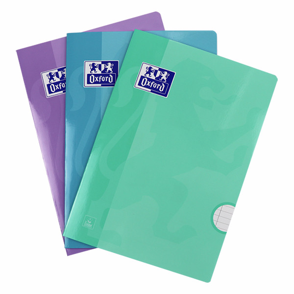 Oxford School cahier ligné A4 pastel assortiment 3 pièces 36 feuilles 400171663 260299 - 6