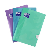 Oxford School cahier ligné A4 pastel assortiment 3 pièces 36 feuilles 260299
