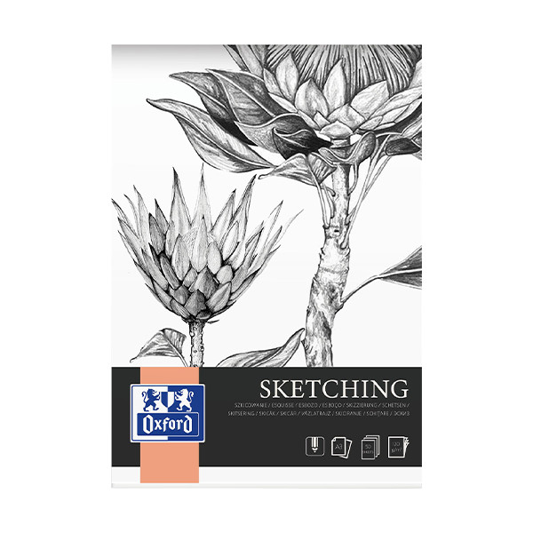 Oxford Sketching bloc de croquis A3 120 g/m² (50 feuilles) 400166120 237642 - 1