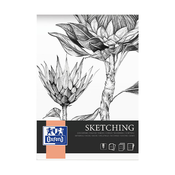 Oxford Sketching bloc de croquis A4 120 g/m² (50 feuilles) 400166109 237641 - 1