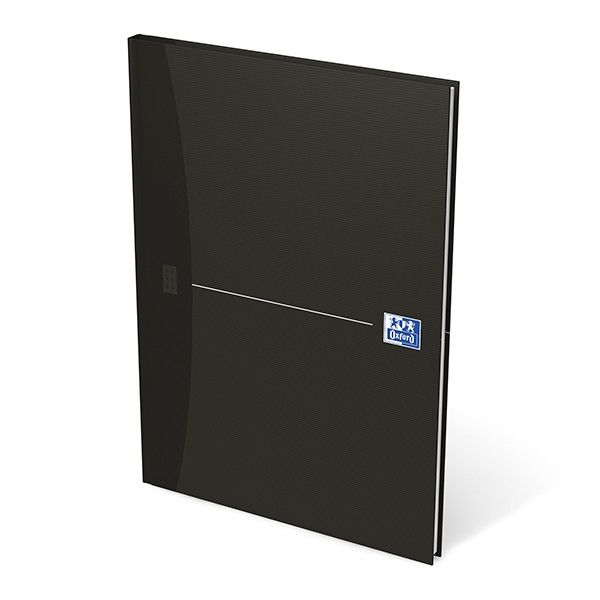 Oxford Smart Black carnet broché A4 ligné 96 feuilles 100105183 260043 - 1